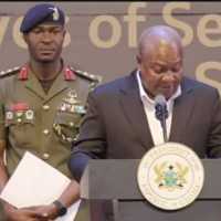 Mahama urges recognition of public servants’ sacrifices as Ghana marks one year since helicopter crash